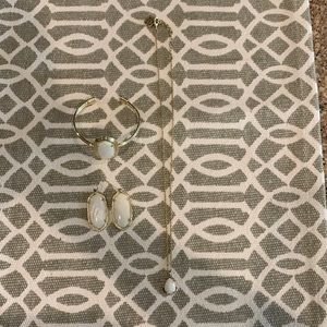 Kendra Scott bracket, necklace and earrings (set)